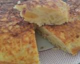 Foto del paso 9 de la receta: Tortilla de patata con tacos de jamón serrano