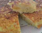 Foto del paso 9 de la receta: Tortilla de patata con tacos de jamón serrano