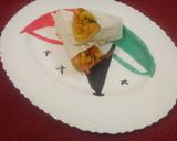 A picture of step 2 of Cheese Microni Sandwich.