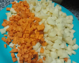 Foto del paso 1 de la receta: Guiso de arroz con sobras de asado😅