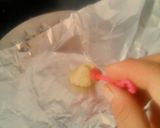A picture of step 6 of Coconut bounty.