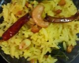 A picture of step 5 of Lemon rice.