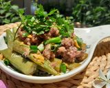 Hình bước làm 3 của món Cơm nhà 4 món với #giodo