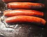 A picture of step 1 of Cheesedogs.