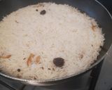 A picture of step 4 of Tarka rice /bagharay chawal.