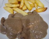 Foto del paso 7 de la receta Solomillo de cerdo con salsa de champiñones