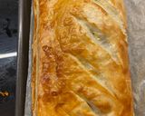 A picture of step 9 of Cheese and leek ‘sausage’ rolls - vegetarian.