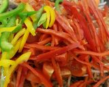 A picture of step 5 of My Pulled Beef Stir fry. 😀.