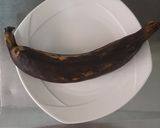 Foto del paso 1 de la receta: Plátano con queso y bocadillo al sartén