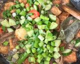 Foto langkah ke 5 dari resep Tumis Tahu ati jantung ayam.