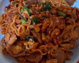 Foto langkah ke 5 dari resep Bakmi Goreng Dok Dok Merah Khas Surabaya.