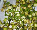 A picture of step 3 of Frozen Okra.