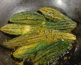 A picture of step 2 of Stuffed Bitter Gourd.