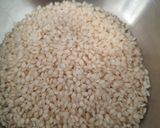 Une image de l'étape 1 de Tarte de risotto vanillé.