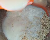A picture of step 2 of Oats Porriadge.