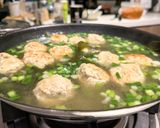 A picture of step 8 of 🍲 Chicken Meatballs in Simple Kelp Broth.