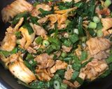 A picture of step 11 of Buta Kimchi 豚肉ニラ.