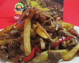 Foto del paso 3 de la receta: Lomo saltado