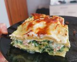 Une image de l'étape 10 de Lasagnes saumon ricotta épinards.