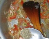A picture of step 5 of Egg chilli(Indo-chinese).