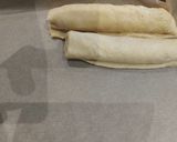 A picture of step 5 of Mini sausage rolls.