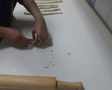 A picture of step 6 of Leopard print Bread.
