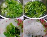 รูปขั้นตอนการทำที่ 2 ของ ก๋วยเตี๋ยวเส้นใหญ่น้ำผัก
