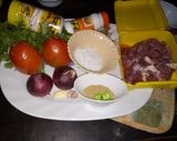 A picture of step 1 of Beef stew.