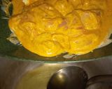 A picture of step 2 of Chicken Tikka shawarma.