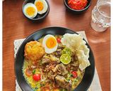 Foto langkah ke 10 dari resep Soto Daging Medan.