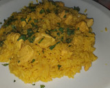 Foto del paso 3 de la receta: Arroz con azafrán y pollo