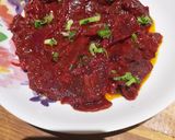 A picture of step 4 of Beetroot bahji(chuqander).