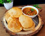 A picture of step 4 of Whole wheat Puri.