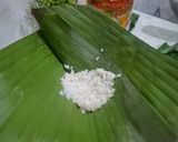 Foto langkah ke 6 dari resep Bacang ketan isi ayam gurih daun pisang (tanpa rebus lama)🍙.