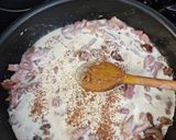 Une image de l'étape 4 de °Soupe de potimarron, nuage de lard fumé°.