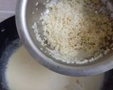 A picture of step 3 of Coconut Blossom Phirni.