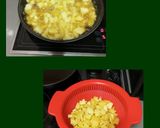 Foto del paso 1 de la receta Tortilla de💠 patatas rellena💠de queso 🍴🍻