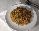 Foto langkah ke 6 dari resep Nasi Goreng Daging Sapi.
