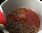 A picture of step 2 of Instant pot Goulash.
