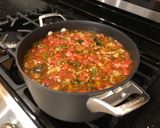 A picture of step 3 of Roasted stuffed pepper soup.