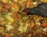 A picture of step 4 of Bun pav bhaji.