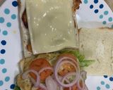 A picture of step 2 of Chicken club sandwich.