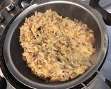 Une image de l'étape 3 de Couronne de céréales à la ricotta,poivrons rouges grillés et pancetta corse.