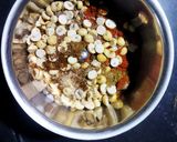 A picture of step 2 of Daliya(Roasted Chana Daal) Chutney.