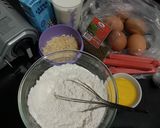 Foto langkah ke 1 dari resep Korean egg Bread.