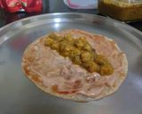 A picture of step 3 of Chana Mayo rolls.