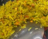 A picture of step 4 of Mangai Sadum / Raw Mango Rice.