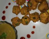 A picture of step 2 of Moong dal fritters.