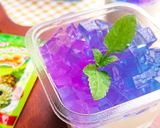 Hình bước làm 5 của món Thạch pudding phô mai galaxy