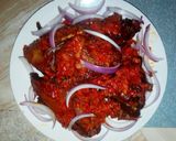 A picture of step 9 of Peppered chicken.